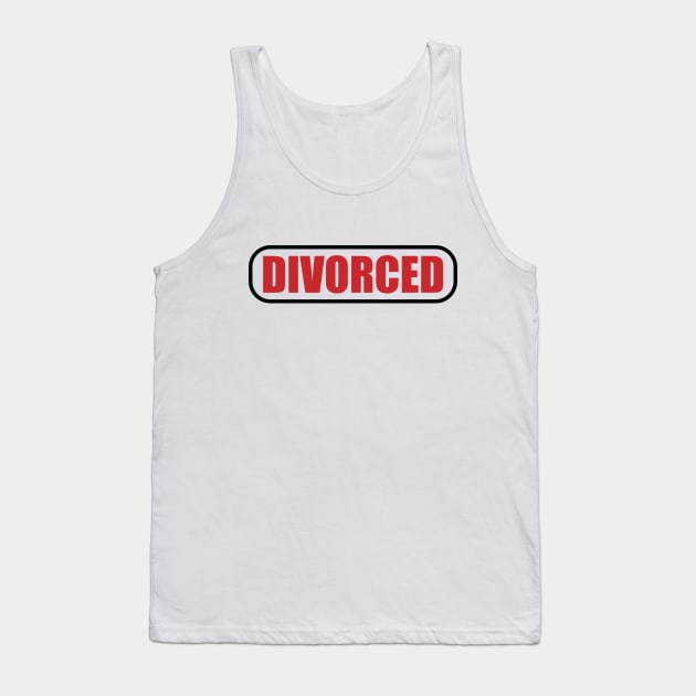 Divorced Tank Top by Litho